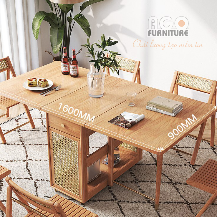 Bộ bàn ghế ăn gấp gọn | BATM-09