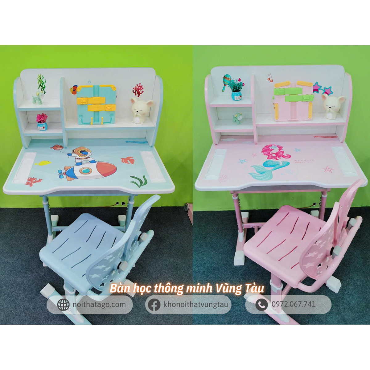 Bộ bàn ghế tiểu học có điều chỉnh độ cao thấp | DM01