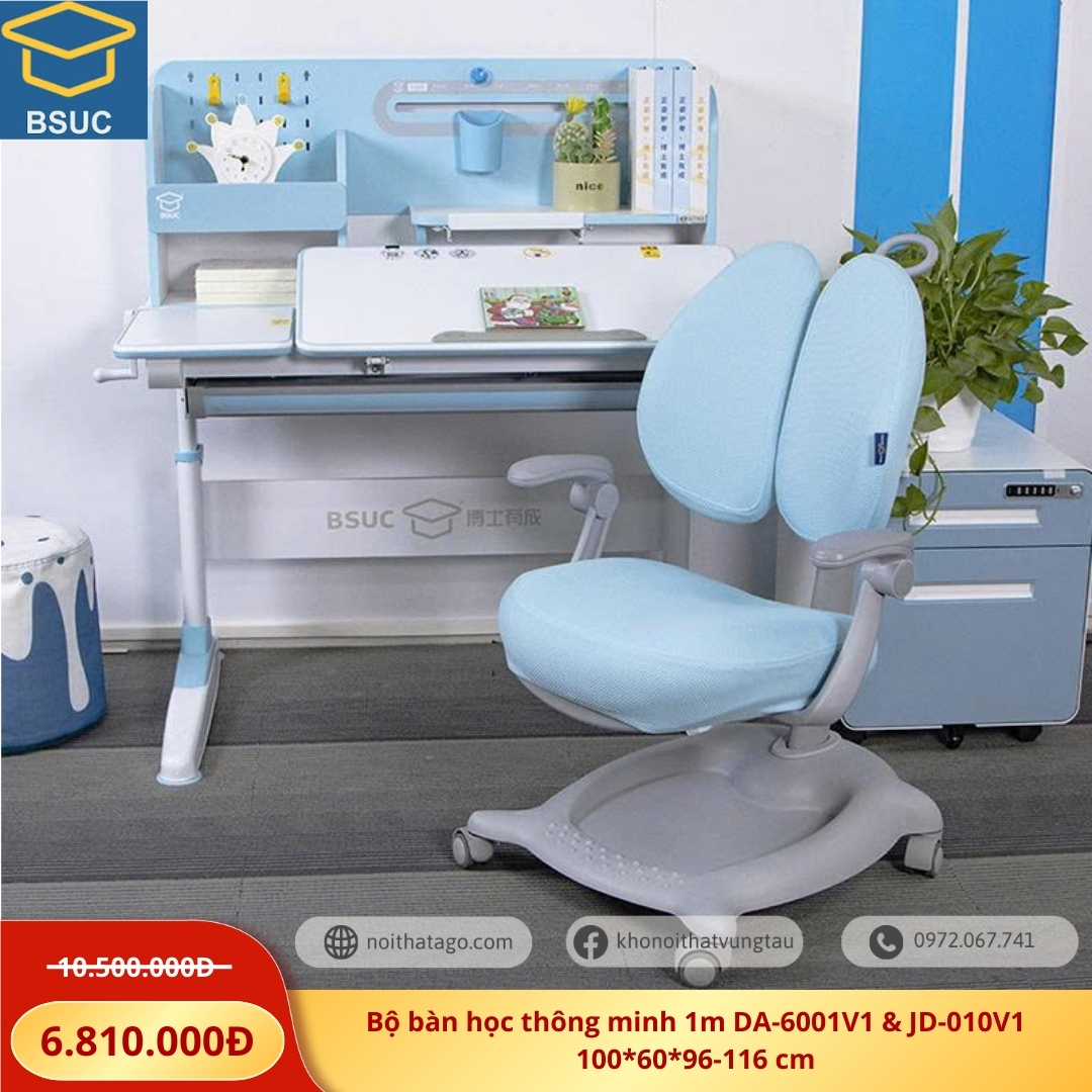 Bộ bàn học thông minh DA-6001V1 & DJ-010V1