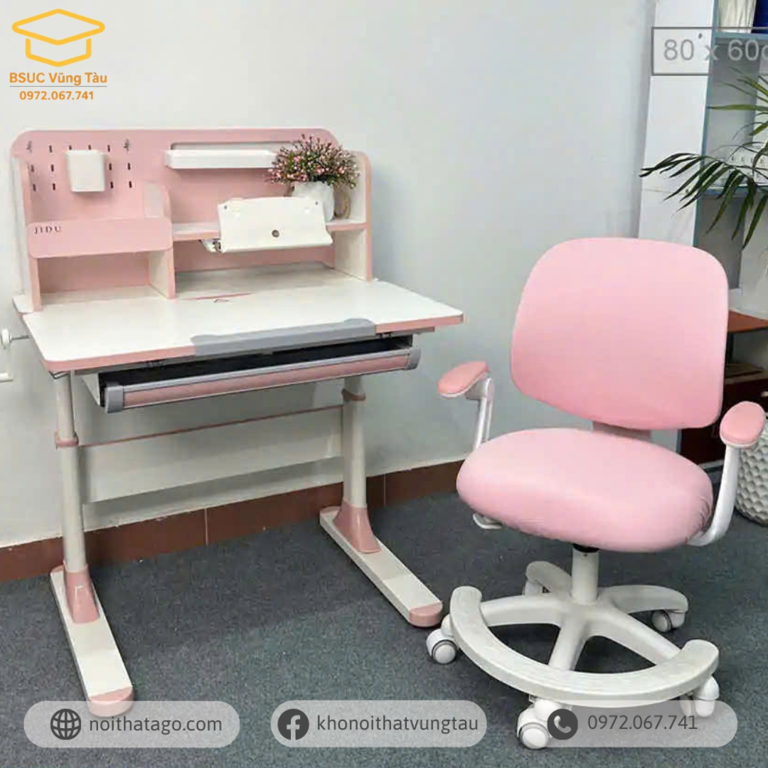 Bộ bàn học thông minh JD-6080 và ghế JD-505M