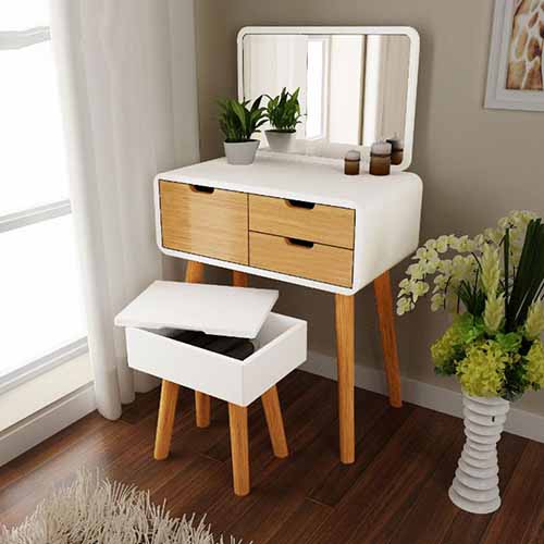 Bộ bàn phấn thông minh ba ngăn kéo I BTD-03