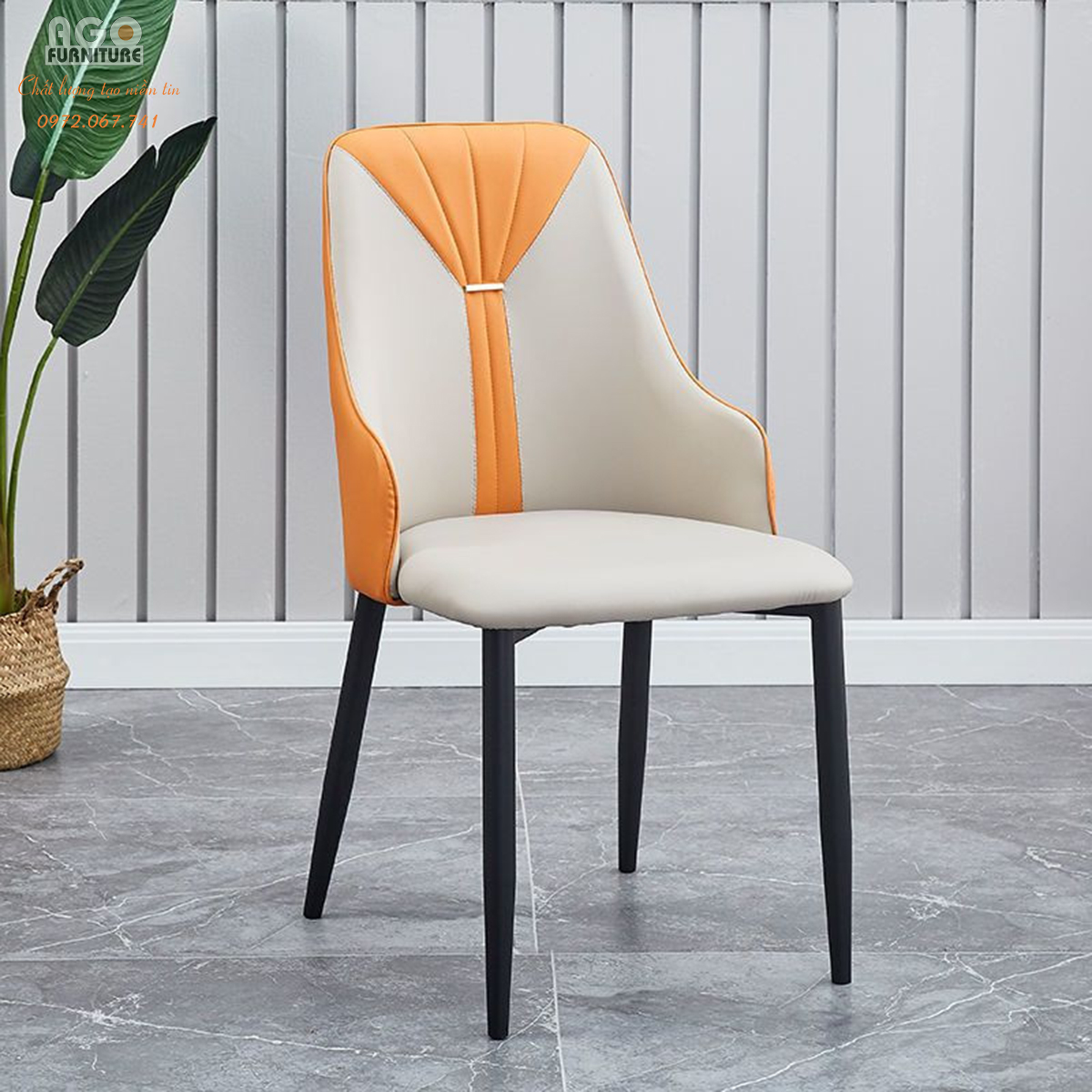 Ghế Ăn Bọc Da Cao Cấp Spot Nhập Khẩu