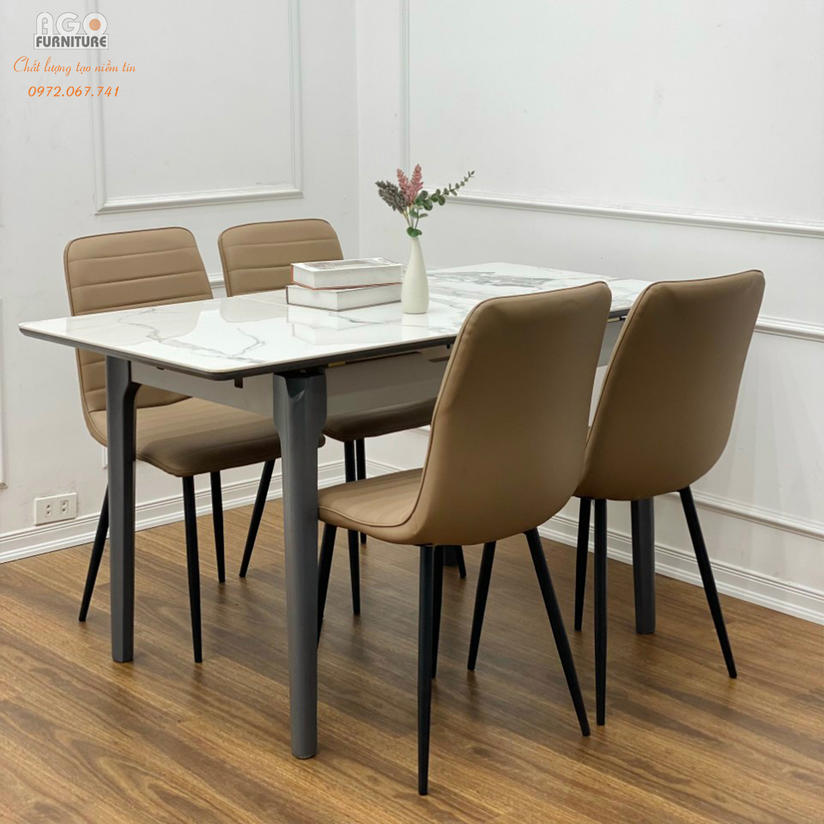 Ghế ăn Nate nhập khẩu hiện đại 