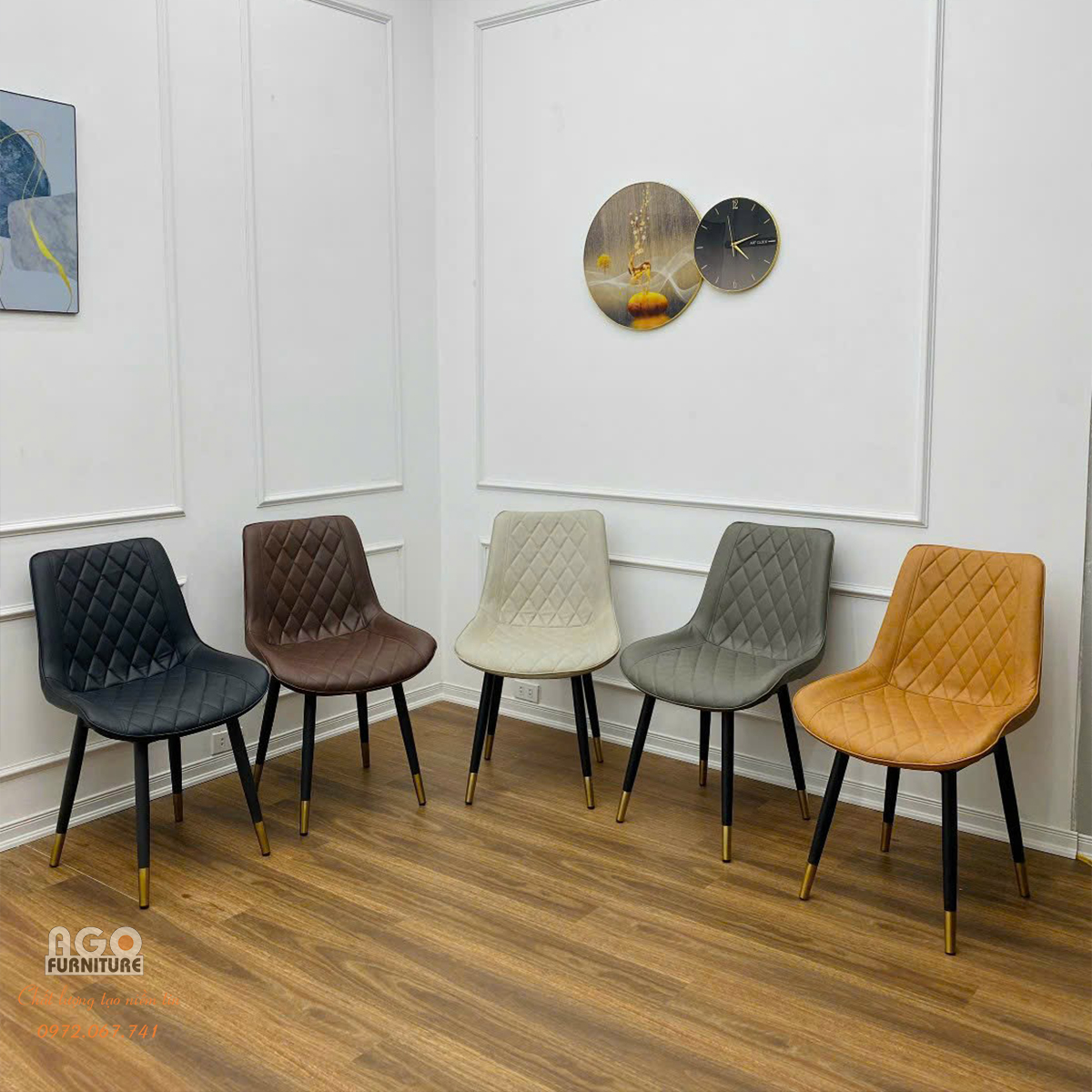Ghế ăn nệm nhập khẩu sang trọng | LOF01