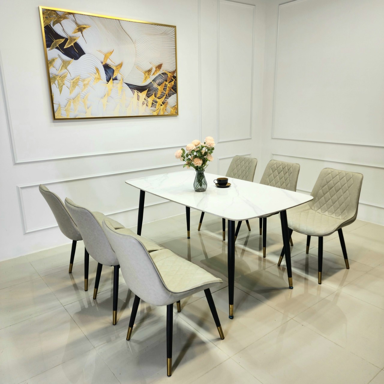 Ghế ăn nệm nhập khẩu sang trọng | LOF01