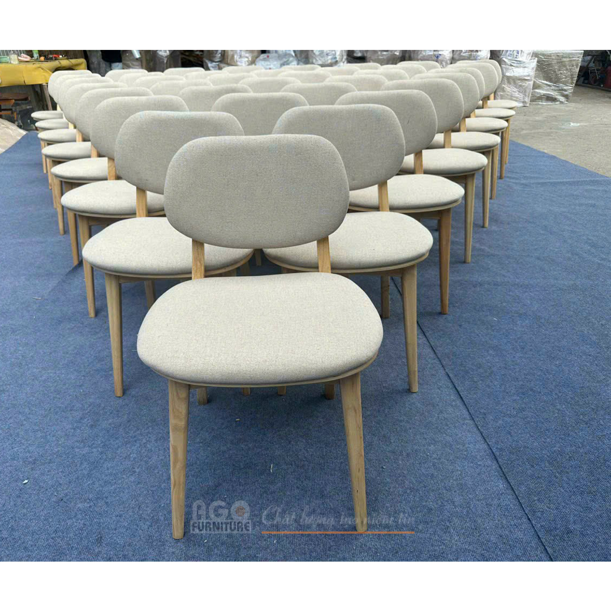 Ghế cafe PLC bọc nệm - Mã: G326