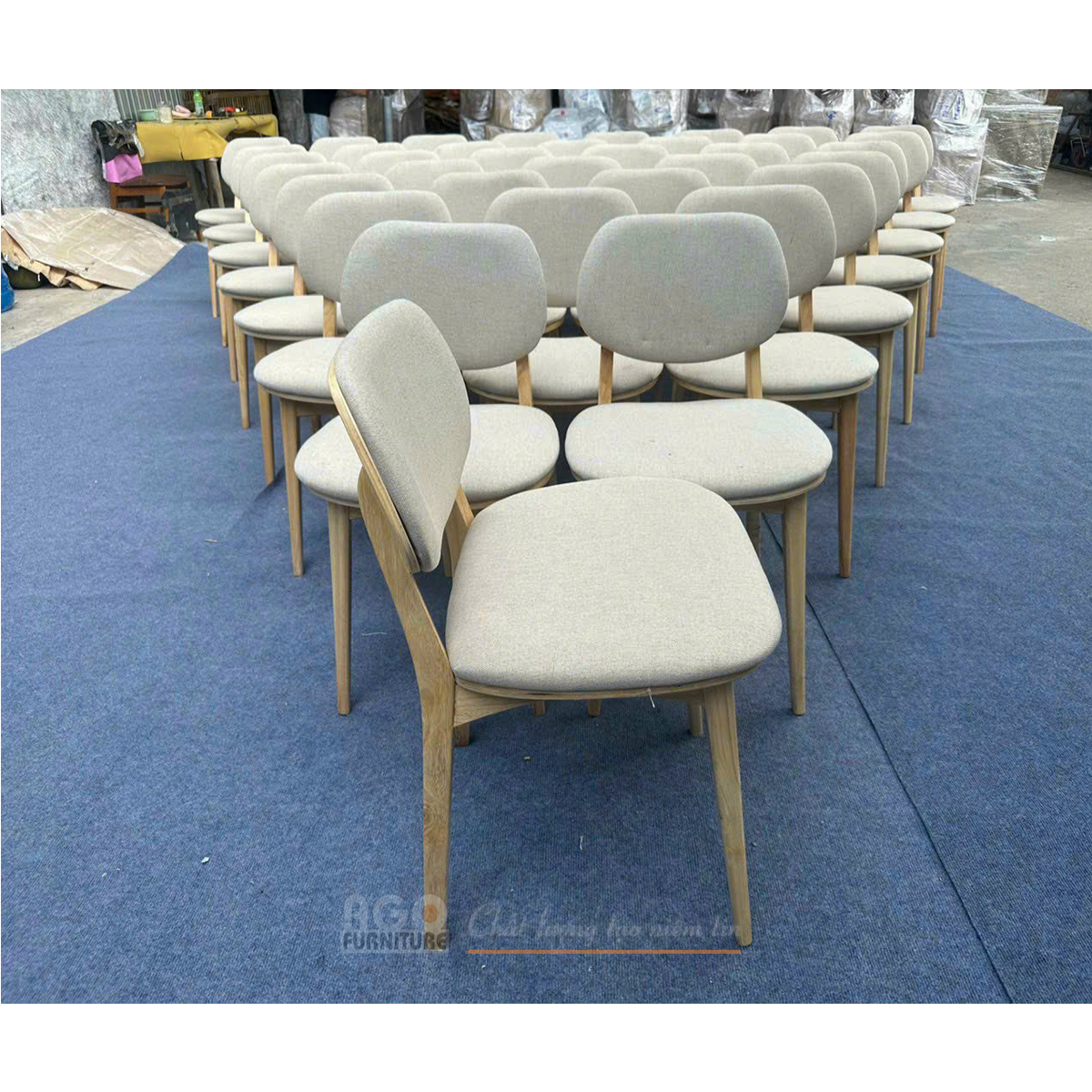 Ghế cafe PLC bọc nệm - Mã: G326