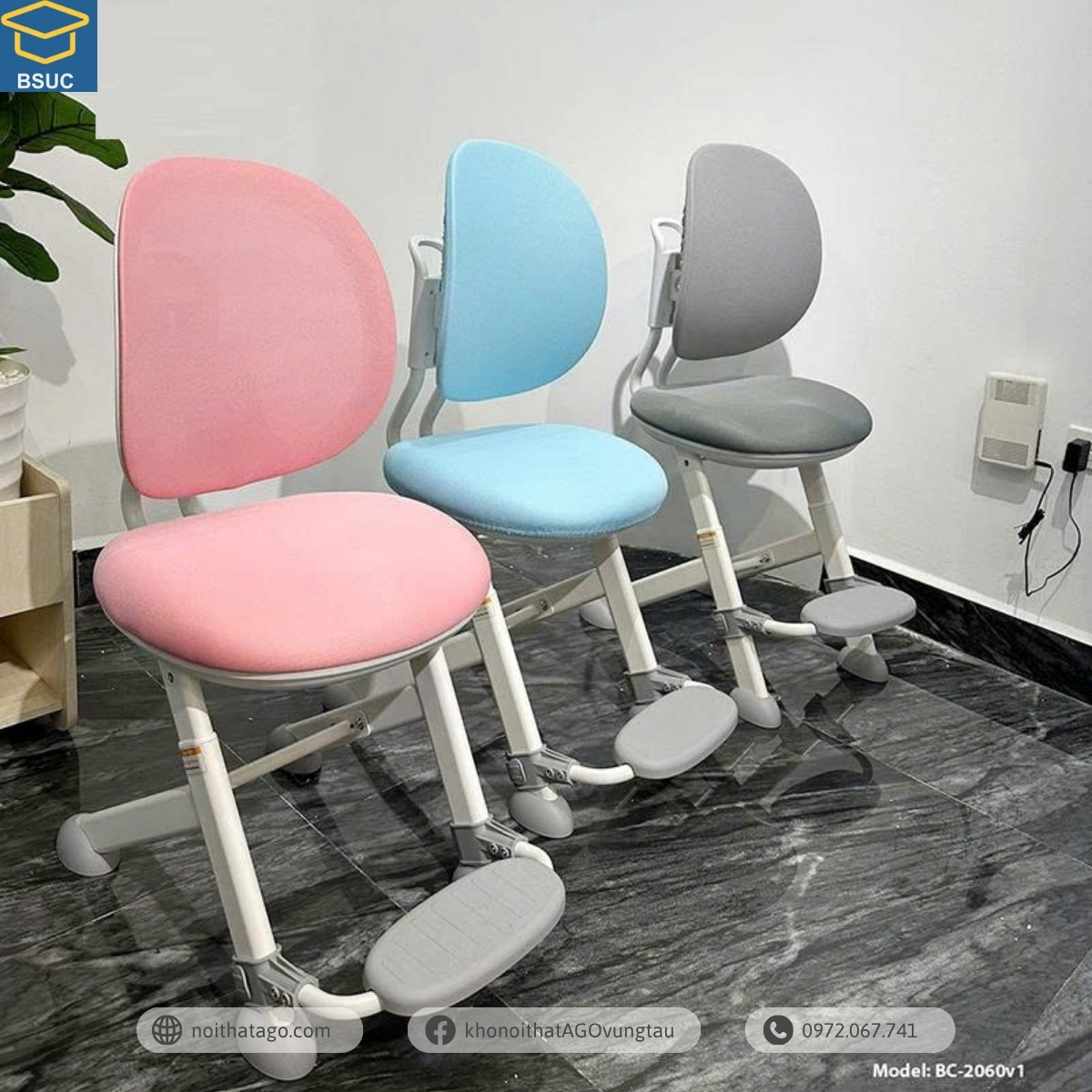 Ghế chống gù lưng cho bé | DC-2060V1