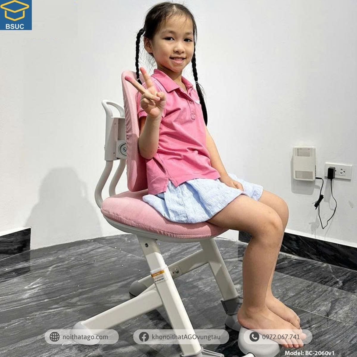 Ghế chống gù lưng cho bé | DC-2060V1