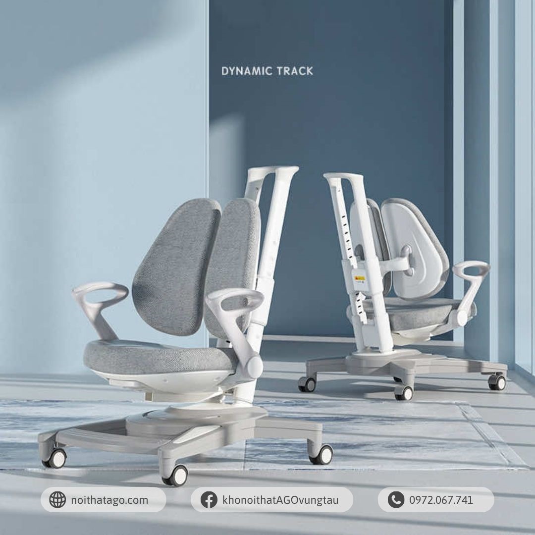 Ghế chống gù lưng nâng hạ nút bấm cao cấp DA-818