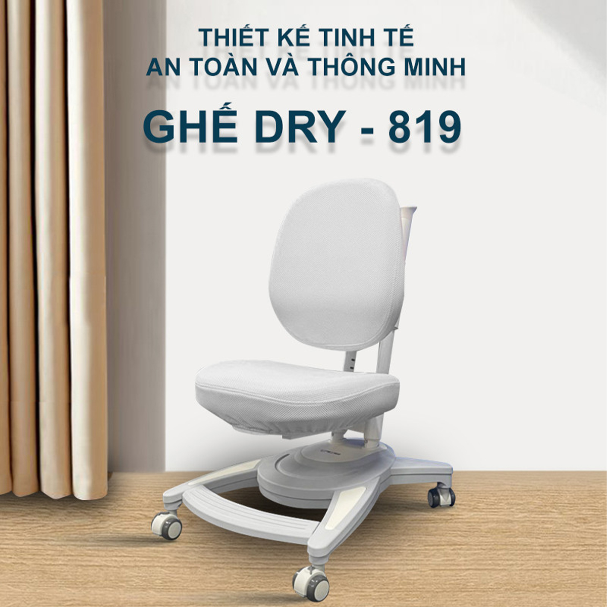 Ghế chống gù lưng thế hệ mới dành cho bé DRY-819