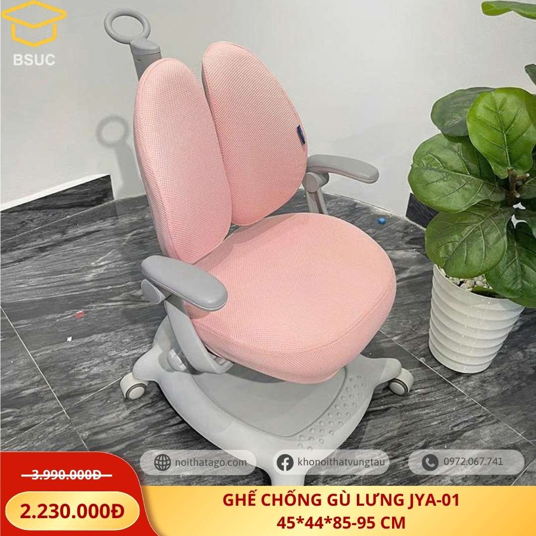 Ghế học sinh chống gù điều chỉnh chiều cao JYA-01