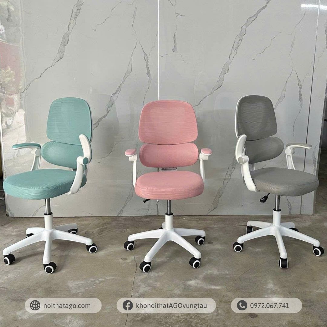 Ghế lưới học sinh chân xoay AG02