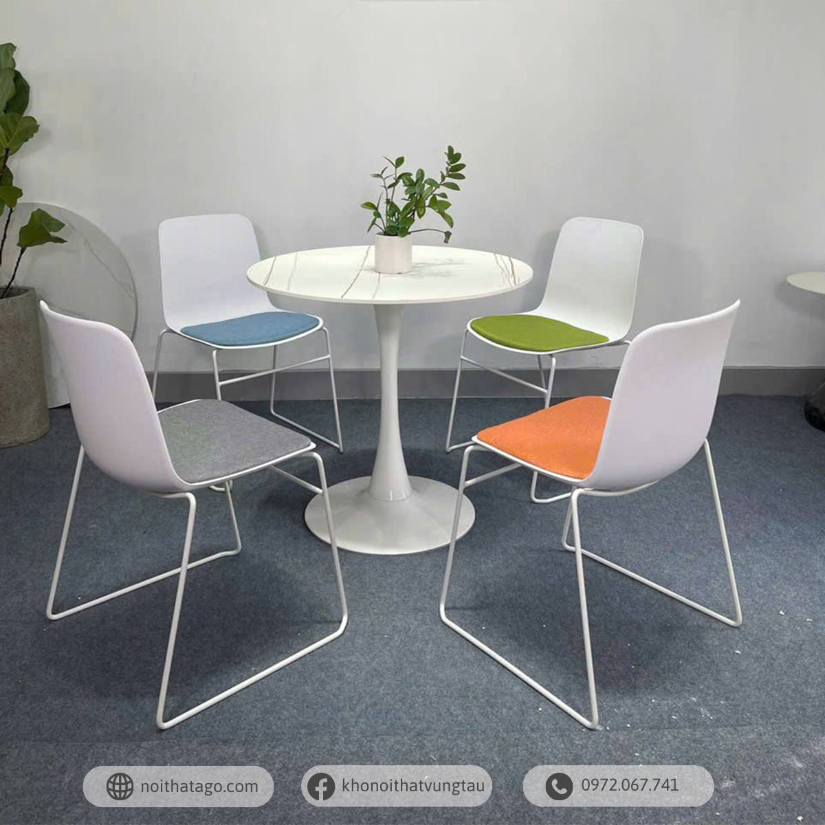 Ghế nhựa xếp gọn chân quỳ cao cấp