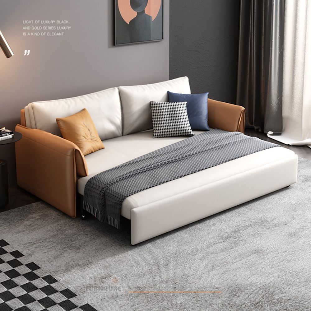 Ghế sofa kết hợp giường đôi (sofa bed) hiện đại, đa chức năng | AGO-GSF-09