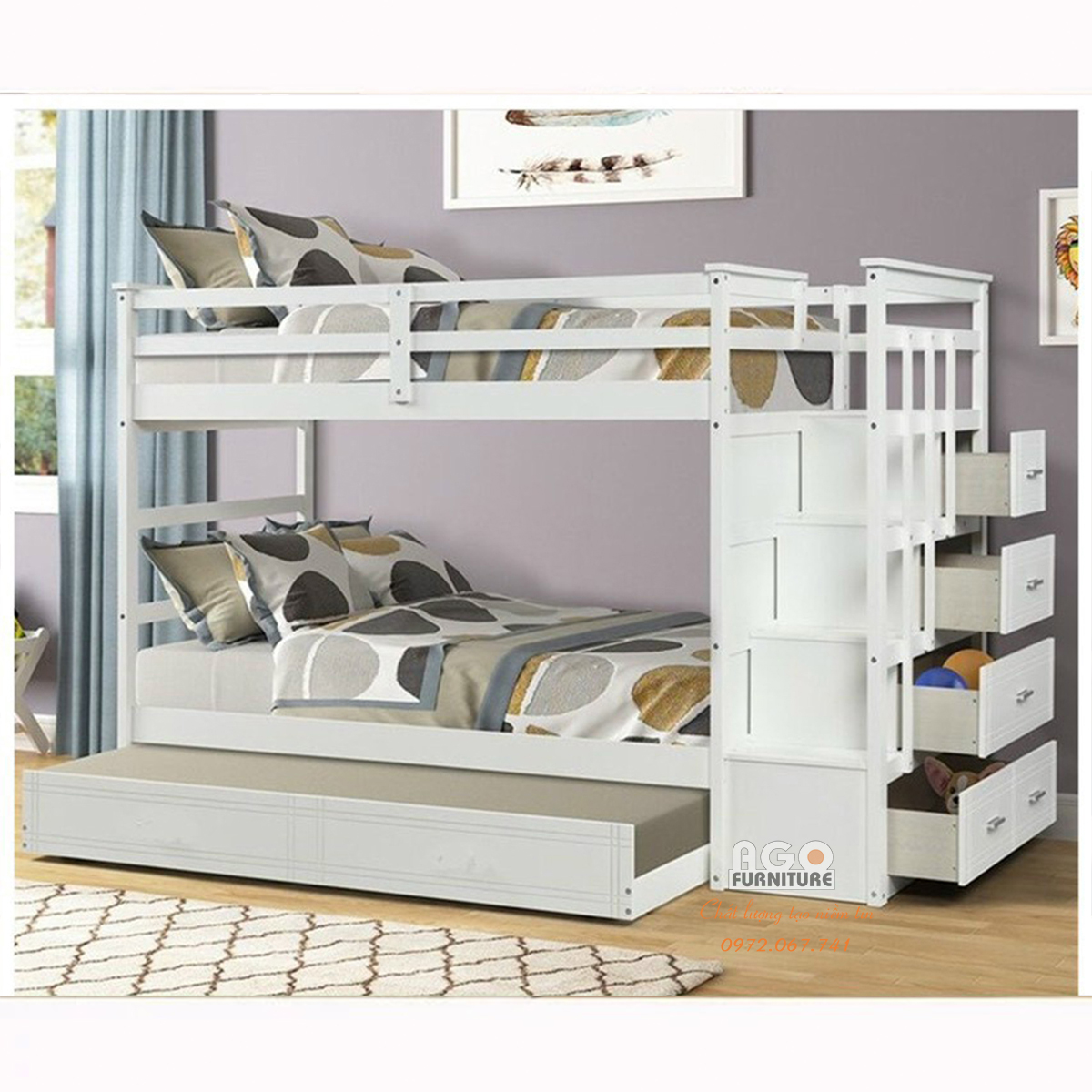 Giường 2 tầng xuất khẩu AGO-ACME