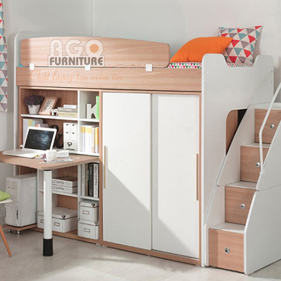 Giường ngủ đa năng hiện đại, trẻ trung | KID-GT-07