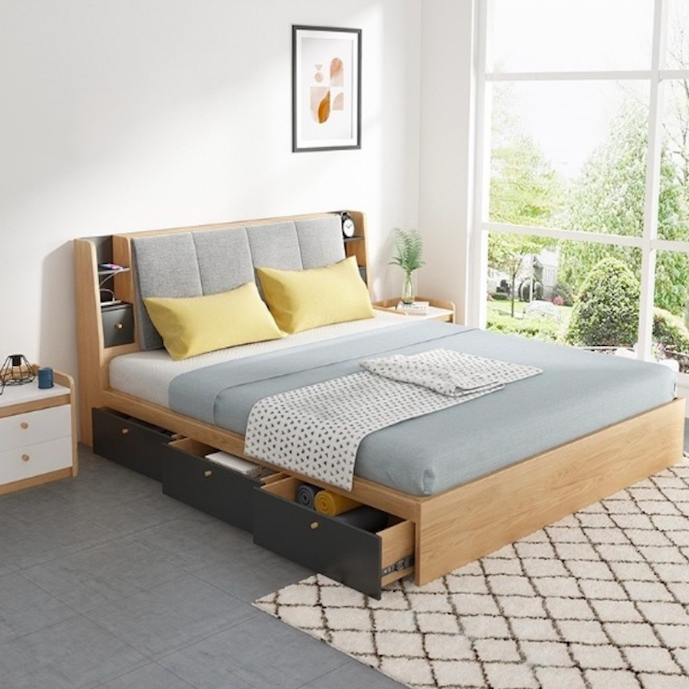 Giường ngủ thông minh kết hợp ngăn chứa đồ | GI-01