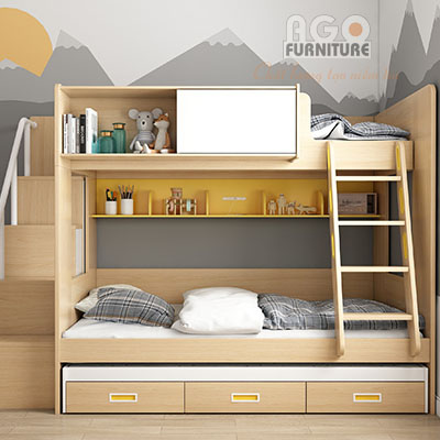 Giường tầng đa chức năng cho bé yêu | AGO-KID-GT24