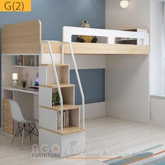 Giường tầng đa năng phong cách Hàn Quốc | AGO-KID-GT04