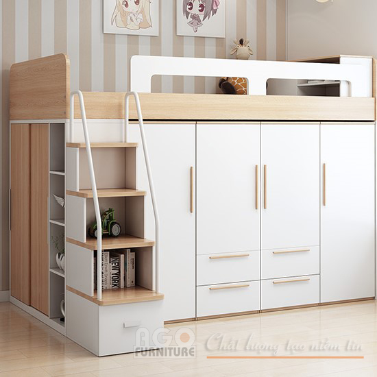 Giường tầng đa năng trẻ trung | AGO-KID-GT15