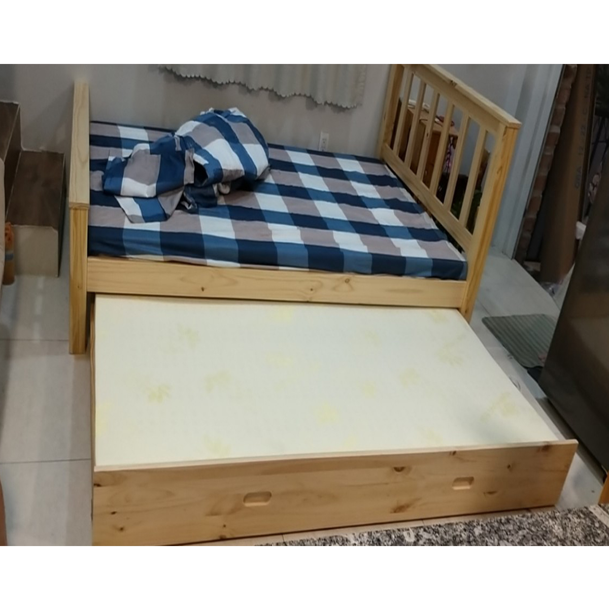 Giường tầng gỗ thông 1m40/1m40 - Mã sản phẩm: AGO-44