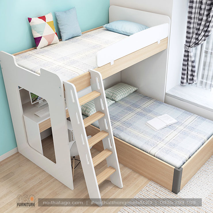 Giường tầng theo phong cách tối giản | AGO-KID-GT26