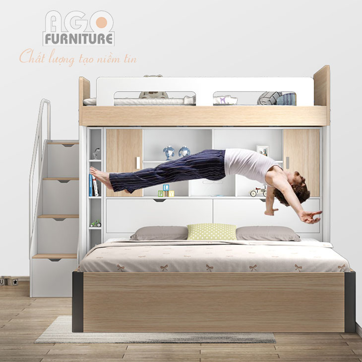 Giường tầng thiết kế theo phong cách hiện đại | KID-GT-23