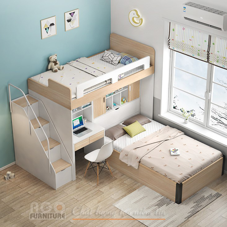 Giường tầng trẻ em đa chức năng | AGO-KID-GT05