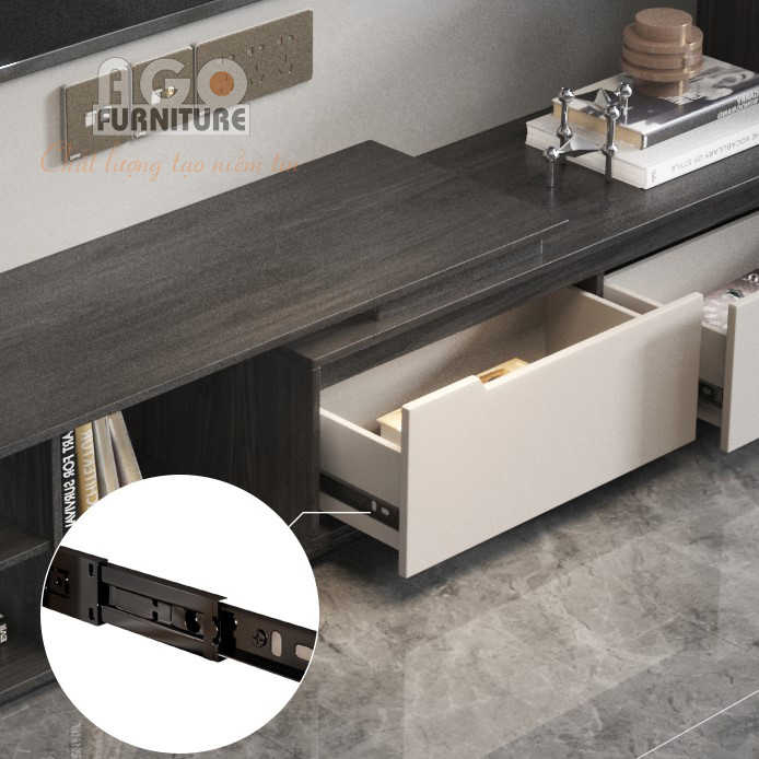 Kệ tivi gỗ phong cách hiện đại kiểu dáng nhỏ gọn | KTV-002