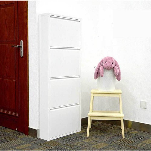 Mẫu tủ giày hiện đại thông minh mỏng nhỏ phong cách Bắc Âu