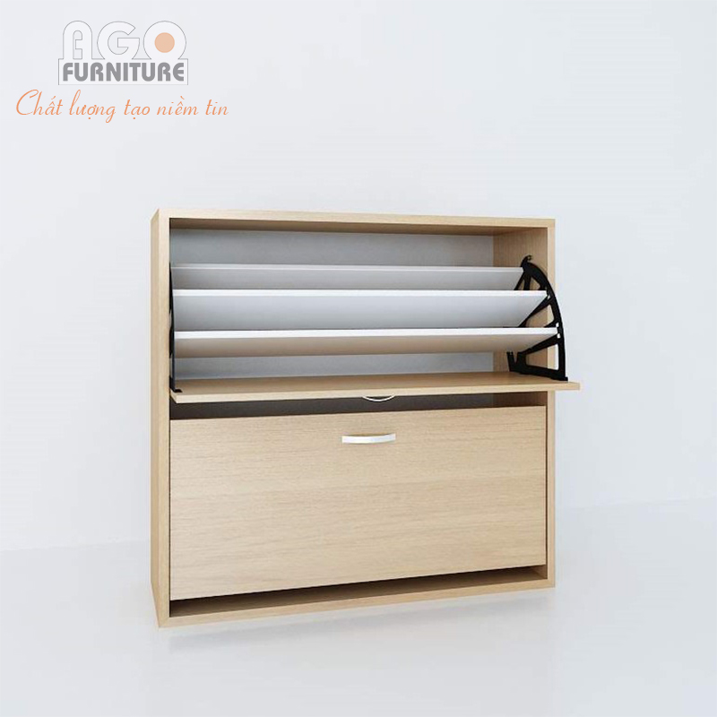 Tủ giày thông minh cánh xoay lật | MS TG-02-TM