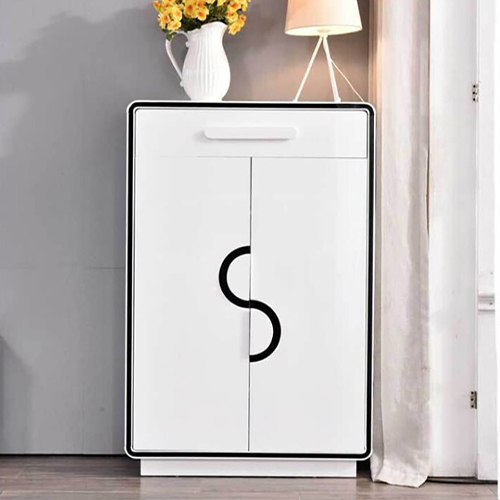 Tủ giày dép gỗ sang trọng có tay cửa hình chữ S độc đáo mới lạ