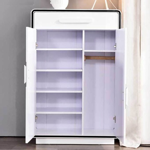 Tủ giày dép gỗ sang trọng có tay cửa hình chữ S độc đáo mới lạ