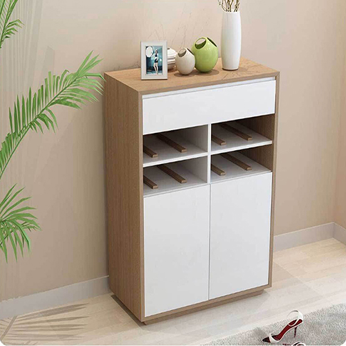 Tủ giày dép gỗ tự nhiên nhỏ nhắn tiện ích phong cách Bắc Âu hiện đại