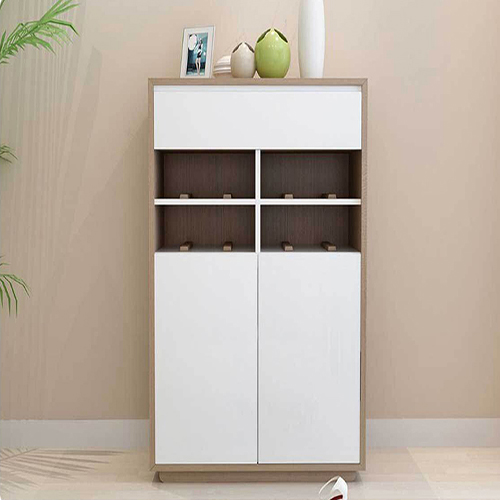 Tủ giày dép gỗ tự nhiên nhỏ nhắn tiện ích phong cách Bắc Âu hiện đại