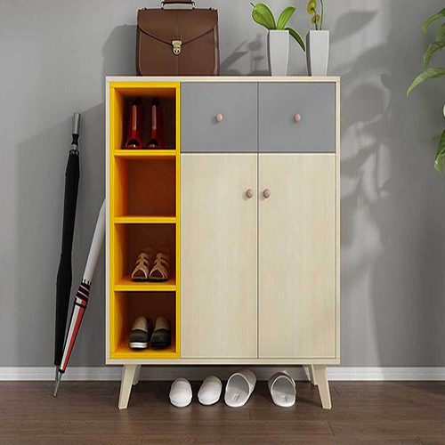 Tủ giày đẹp nhỏ gọn màu sắc độc đáo theo phong cách Bắc Âu hiện đại