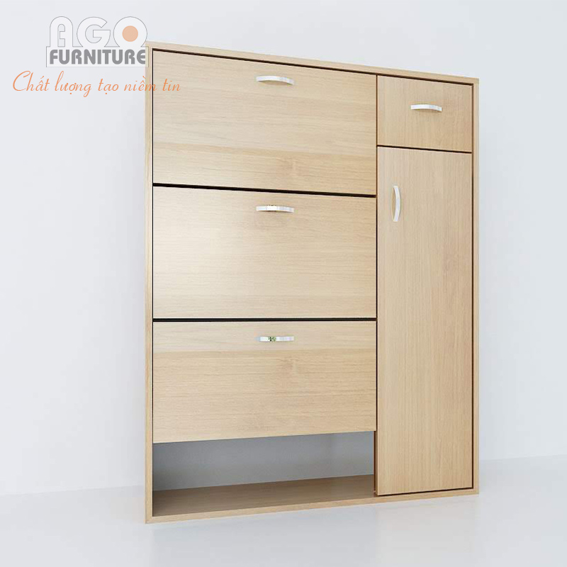 Tủ giày thông minh có ngăn dép bệt | Mã: TGTM-04B