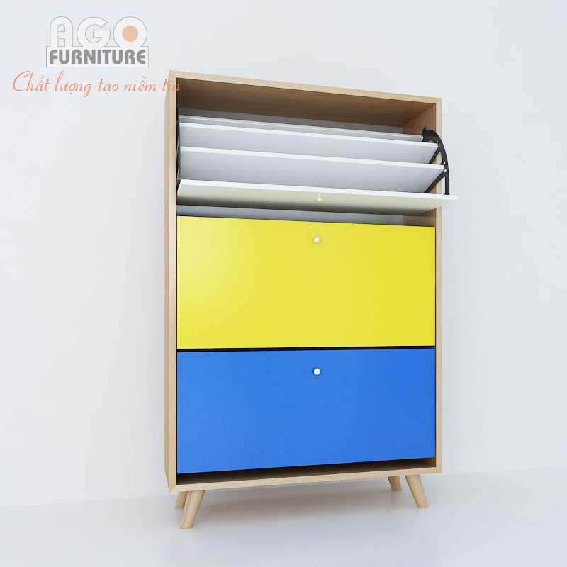 Tủ giày thông minh cánh xoay lật | MS TGTM-06A