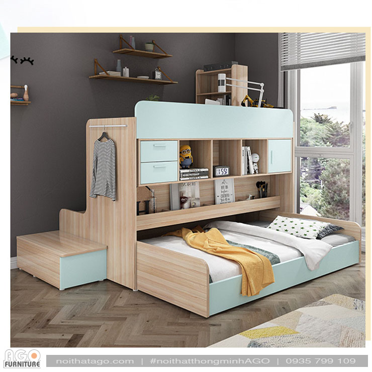 Giường tầng đa năng kéo gọn | KID-GT-57